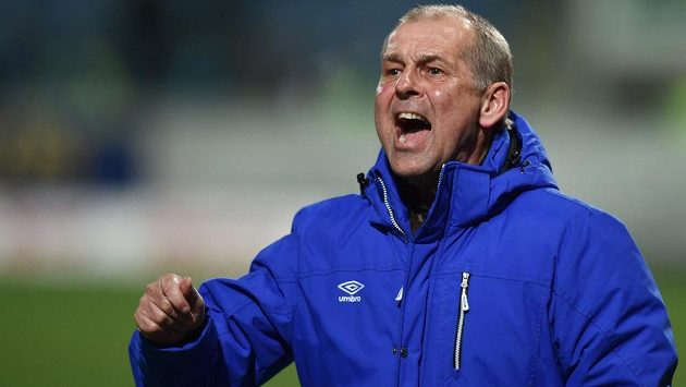 Trenér teplických fotbalistů Petr Rada. Trenér teplických fotbalistů Petr Rada.