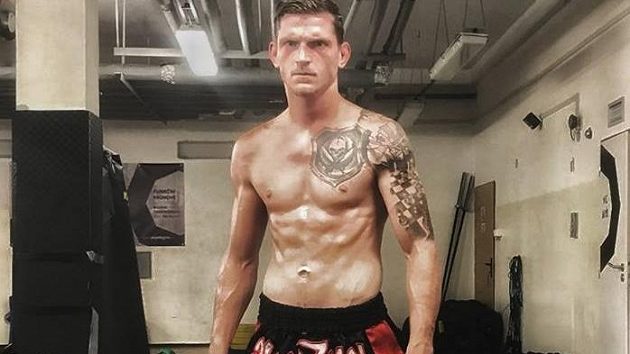 David Dvořák, zápasník MMA. David Dvořák, zápasník MMA.