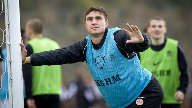 Michal Papadopulos na tréninku Zaglebie Lubin během soustředění v Turecku. Michal Papadopulos na tréninku Zaglebie Lubin během soustředění v Turecku.