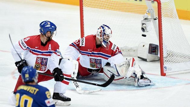 Český brankář Alexander Salák Český brankář Alexander Salák