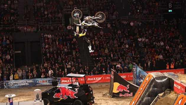 Freestyle motokrosař Libor Podmol. Freestyle motokrosař Libor Podmol.