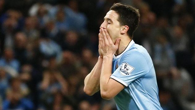Záložník Manchesteru City Samir Nasri Záložník Manchesteru City Samir Nasri