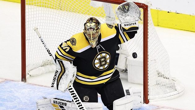 Brankář Bostonu Tuukka Rask. Brankář Bostonu Tuukka Rask.