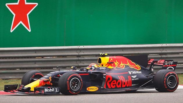 Max Verstappen při Velké ceně Číny. Max Verstappen při Velké ceně Číny.