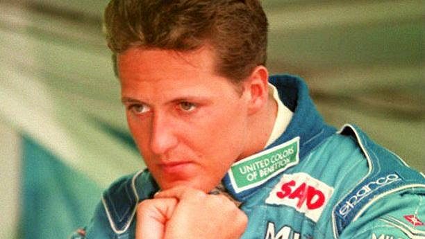 Legendární pilot formule 1 Michael Schumacher Legendární pilot formule 1 Michael Schumacher