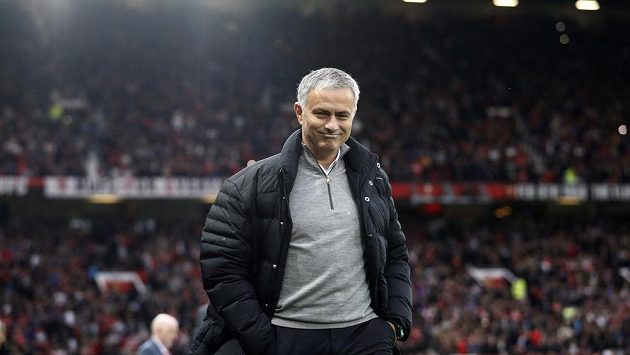 Trenér Manchesteru United José Mourinho. Trenér Manchesteru United José Mourinho.