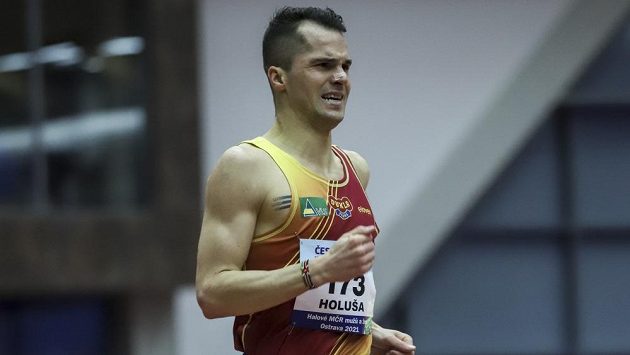 Jakub Holuša při mistrovství republiky v Ostravě. Jakub Holuša při mistrovství republiky v Ostravě.