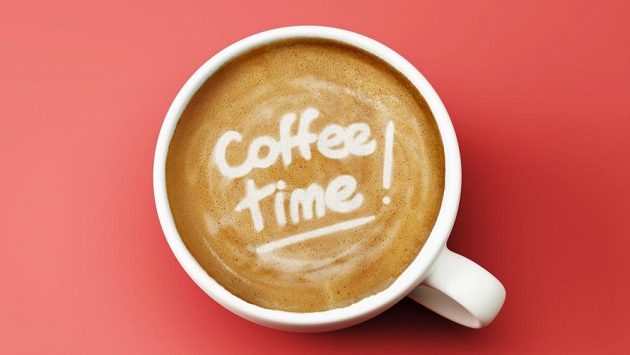 Coffee time. Je čas na další šálek. Coffee time. Je čas na další šálek.