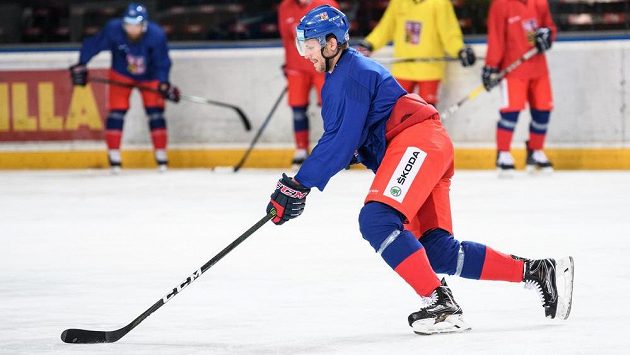 Ondřej Vitásek během tréninku Ondřej Vitásek během tréninku