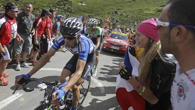 Český cyklista Leopold König během 16. etapy Tour de France s cílem v Bagneres-de-Luchon. Český cyklista Leopold König během 16. etapy Tour de France s cílem v Bagneres-de-Luchon.