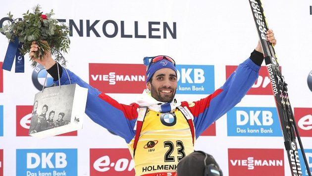 Francouz Martin Fourcade letos kraluje všem biatlonistům. Francouz Martin Fourcade letos kraluje všem biatlonistům.
