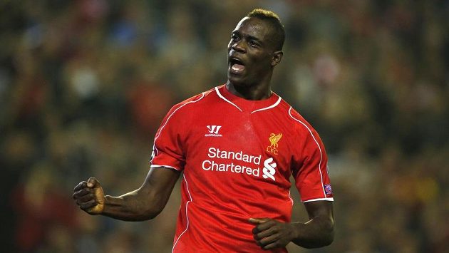 Liverpoolský útočník Mario Balotelli. Liverpoolský útočník Mario Balotelli.