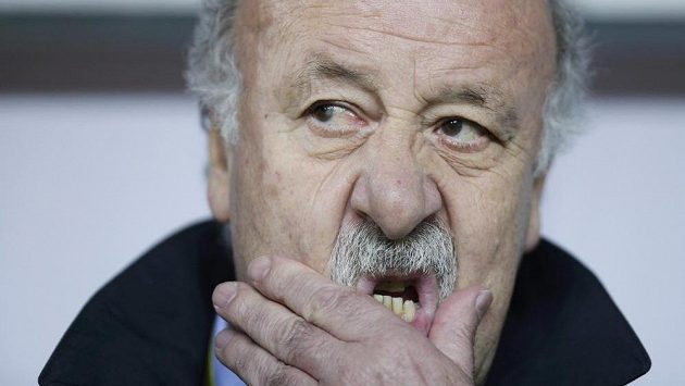 Španělský trenér Vicente del Bosque. Španělský trenér Vicente del Bosque.