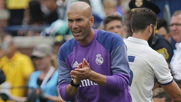Trenér Realu Madrid Zinedine Zidane. Trenér Realu Madrid Zinedine Zidane.