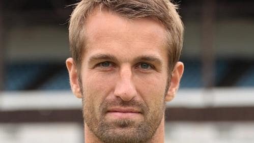 Brankář fotbalistů Ústí nad Labem Radim Novák. Brankář fotbalistů Ústí nad Labem Radim Novák.