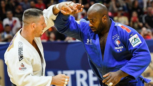 Lukáš Krpálek se na Grand Prix v Montrealu poprvé utkal s francouzskou legendou Teddym Rinerem. Lukáš Krpálek se na Grand Prix v Montrealu poprvé utkal s francouzskou legendou Teddym Rinerem.