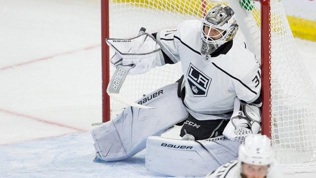 Peter Budaj v brance Los Angeles Kings Peter Budaj v brance Los Angeles Kings