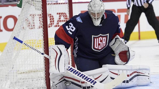 Jonathan Quick začne Světový pohár jako jednička hokejistů USA. Jonathan Quick začne Světový pohár jako jednička hokejistů USA.