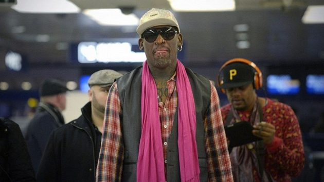 Denis Rodman na archivním snímku. Denis Rodman na archivním snímku.
