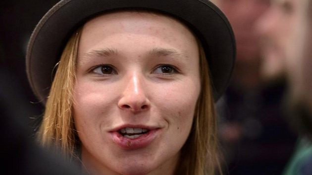 Snowboardistka Šárka Pančochová. Snowboardistka Šárka Pančochová.