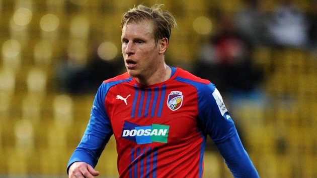 Plzeňský obránce František Rajtoral během utkání s Teplicemi. Plzeňský obránce František Rajtoral během utkání s Teplicemi.
