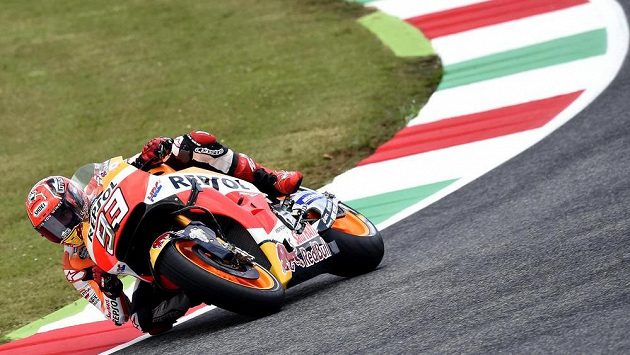 Španělský motocyklista Marc Márquez vyhrál kvalifikaci na VC Katalánska v třídě MotoGP. Španělský motocyklista Marc Márquez vyhrál kvalifikaci na VC Katalánska v třídě MotoGP.