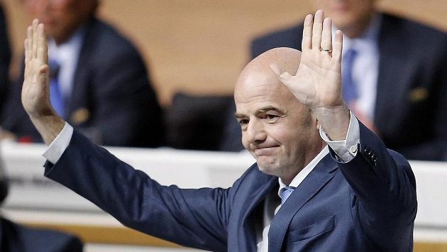 Nový prezident FIFA Gianni Infantino. Nový prezident FIFA Gianni Infantino.