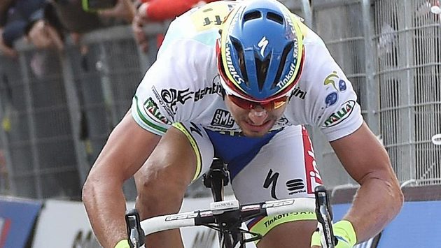 Slovák Peter Sagan při jedné z etap závodu Tirreno-Adriatico. Slovák Peter Sagan při jedné z etap závodu Tirreno-Adriatico.
