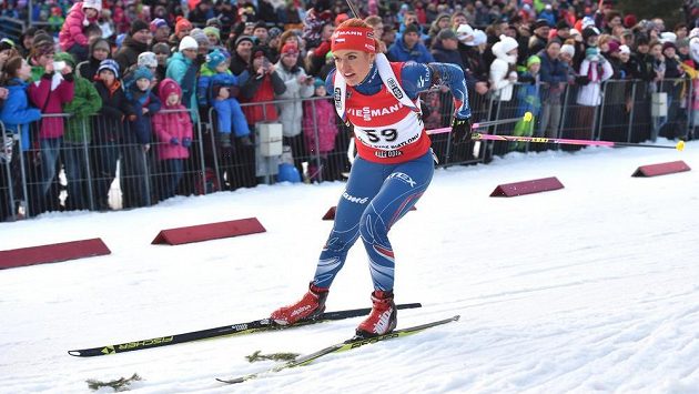 Gabriela Soukalová při rozlučce se sezónou v Jablonci nad Nisou. Gabriela Soukalová při rozlučce se sezónou v Jablonci nad Nisou.