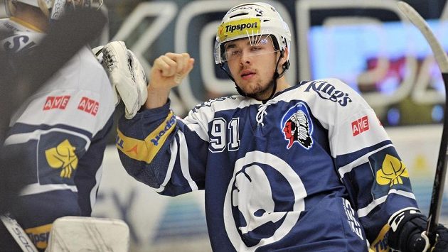 Plzeňský Dominik Simon se raduje z gólu. Plzeňský Dominik Simon se raduje z gólu.