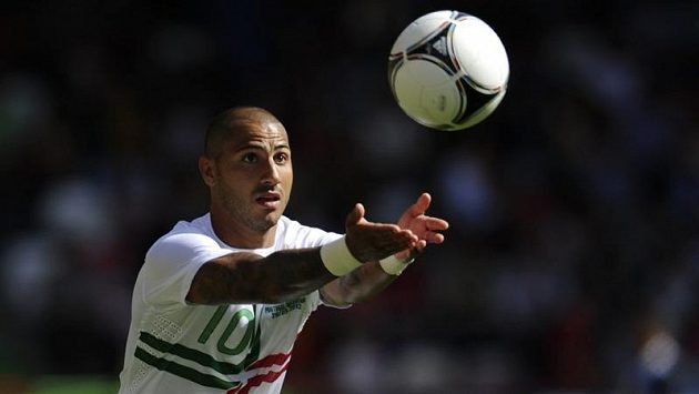 Portugalský útočník Ricardo Quaresma. Portugalský útočník Ricardo Quaresma.