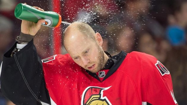Brankář Ottawy Craig Anderson. Brankář Ottawy Craig Anderson.