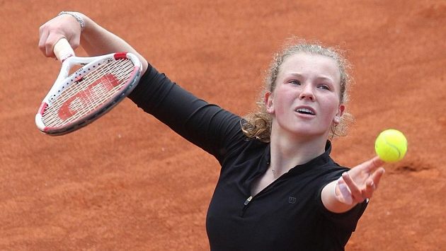 Kateřina Siniaková na snímku z nedávného turnaje v Praze Kateřina Siniaková na snímku z nedávného turnaje v Praze