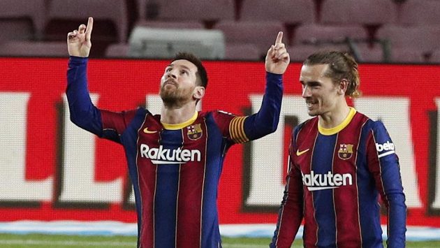 Lionel Messi dvěma góly oslavil 505. start ve španělské fotbalové lize za Barcelonu, čímž vyrovnal rekord Xaviho. Katalánci porazili Alavés 5:1 Lionel Messi dvěma góly oslavil 505. start ve španělské fotbalové lize za Barcelonu, čímž vyrovnal rekord Xaviho. Katalánci porazili Alavés 5:1