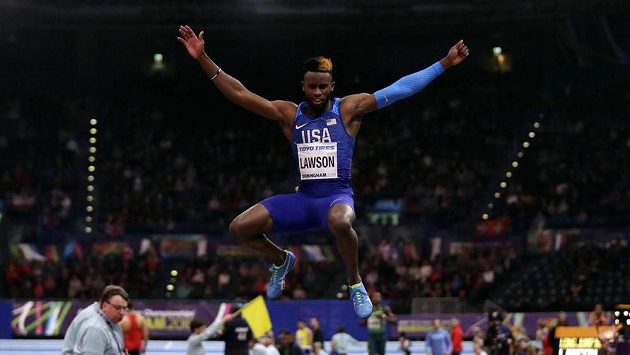 Dálkařský vicemistr světa z roku 2017 Jarrion Lawson může znovu závodit. Dálkařský vicemistr světa z roku 2017 Jarrion Lawson může znovu závodit.