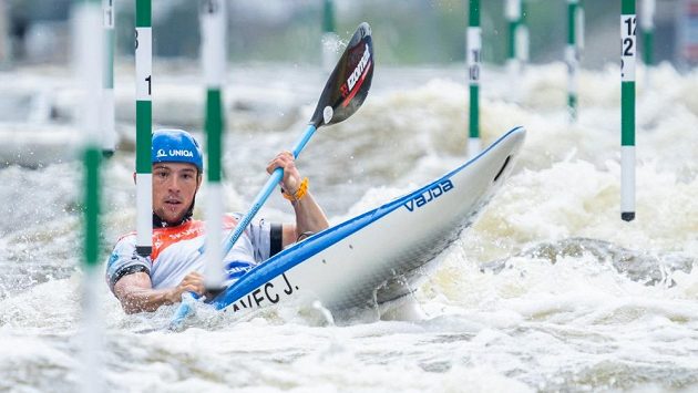 Olympijský vítěz ve vodním slalomu Jiří Prskavec. Olympijský vítěz ve vodním slalomu Jiří Prskavec.