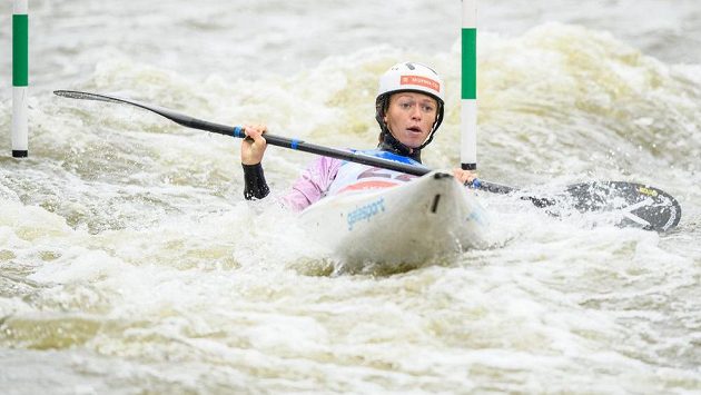 Kajakářka Amálie Hilgertová. Kajakářka Amálie Hilgertová.