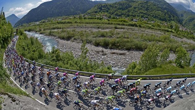 Cyklisté na Giro d'Italia Cyklisté na Giro d'Italia