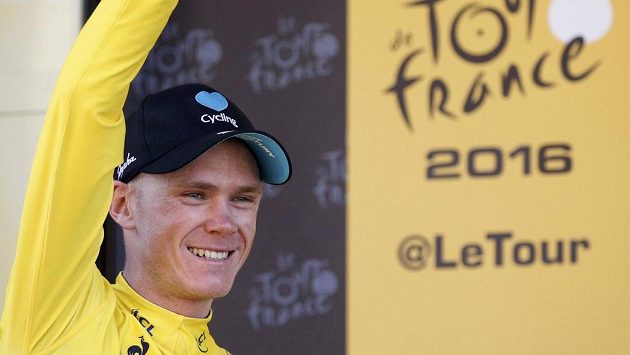 Britskému cyklistovi Chrisi Froomovi patří po vítězství v sobotní osmé etapě Tour de France žlutý trikot pro lídra průběžného pořadí závodu. Britskému cyklistovi Chrisi Froomovi patří po vítězství v sobotní osmé etapě Tour de France žlutý trikot pro lídra průběžného pořadí závodu.