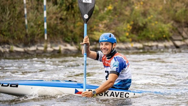Jiří Prskavec na kanále ve Veltrusích. Jiří Prskavec na kanále ve Veltrusích.