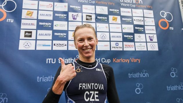 Triatlonistka Vendula Frintová Triatlonistka Vendula Frintová