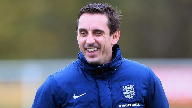 Anglický trenér a někdejší fotbalista Gary Neville. Anglický trenér a někdejší fotbalista Gary Neville.
