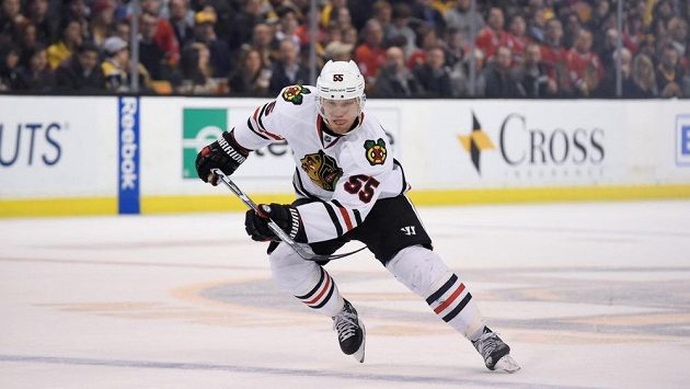 Obránce Chicaga Christian Ehrhoff. Obránce Chicaga Christian Ehrhoff.