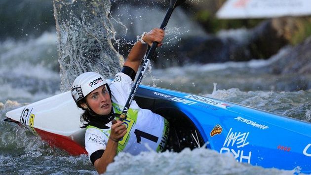Česká kanoistka Martina Satková v Seu d'Urgell. Česká kanoistka Martina Satková v Seu d'Urgell.