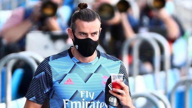 Útočník Realu Madrid Gareth Bale Útočník Realu Madrid Gareth Bale