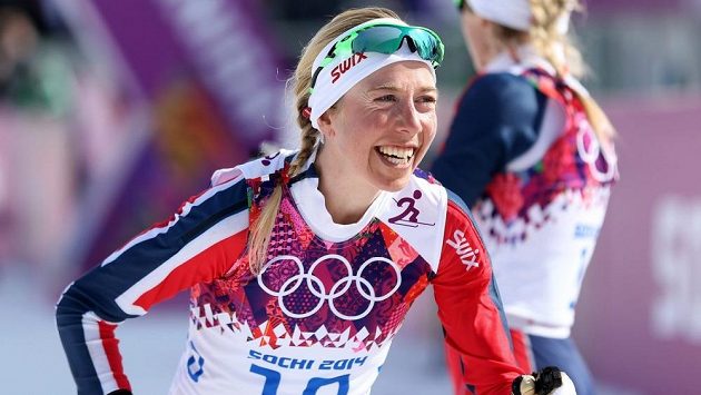 Kristin Steiraová na loňské olympiádě v Soči. Kristin Steiraová na loňské olympiádě v Soči.