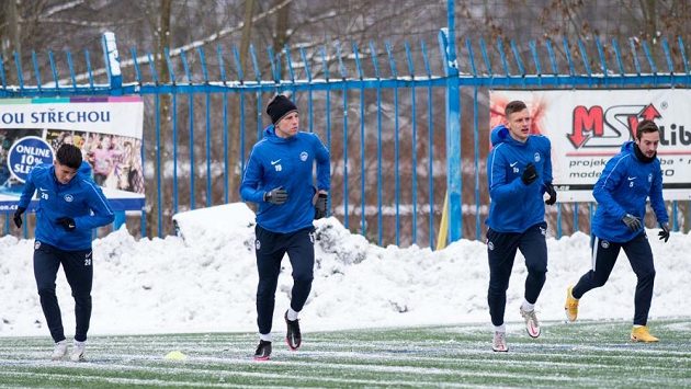 Fotbalisté Slovanu Liberec se připravují na sobotní duel s Bohemians 1905. Fotbalisté Slovanu Liberec se připravují na sobotní duel s Bohemians 1905.