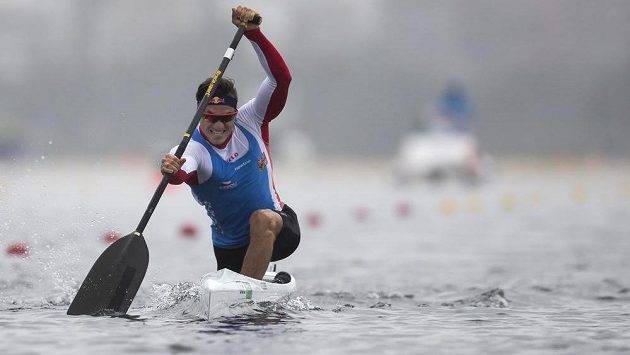 Kanoista Martin Fuksa při testovacím závodě v brazilském Rio de Janeiru. Kanoista Martin Fuksa při testovacím závodě v brazilském Rio de Janeiru.
