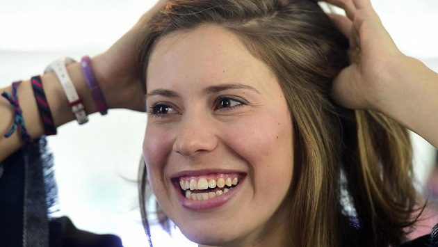 Snowboardistka Eva Samková. Snowboardistka Eva Samková.