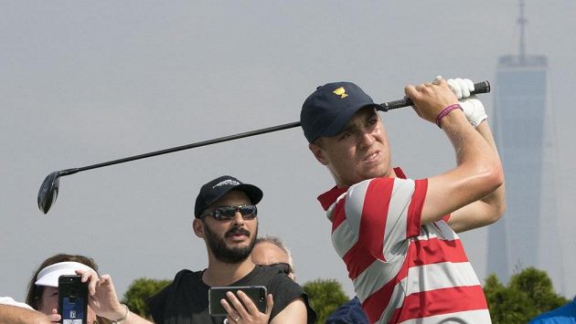 Američan Justin Thomas při The Presidents Cupu. Američan Justin Thomas při The Presidents Cupu.